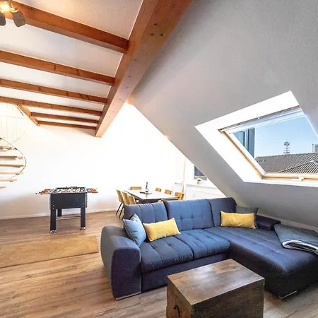 Stylisches Penthouse Zentral Tischfussball 100m2 Wii Appartement Hanovre
